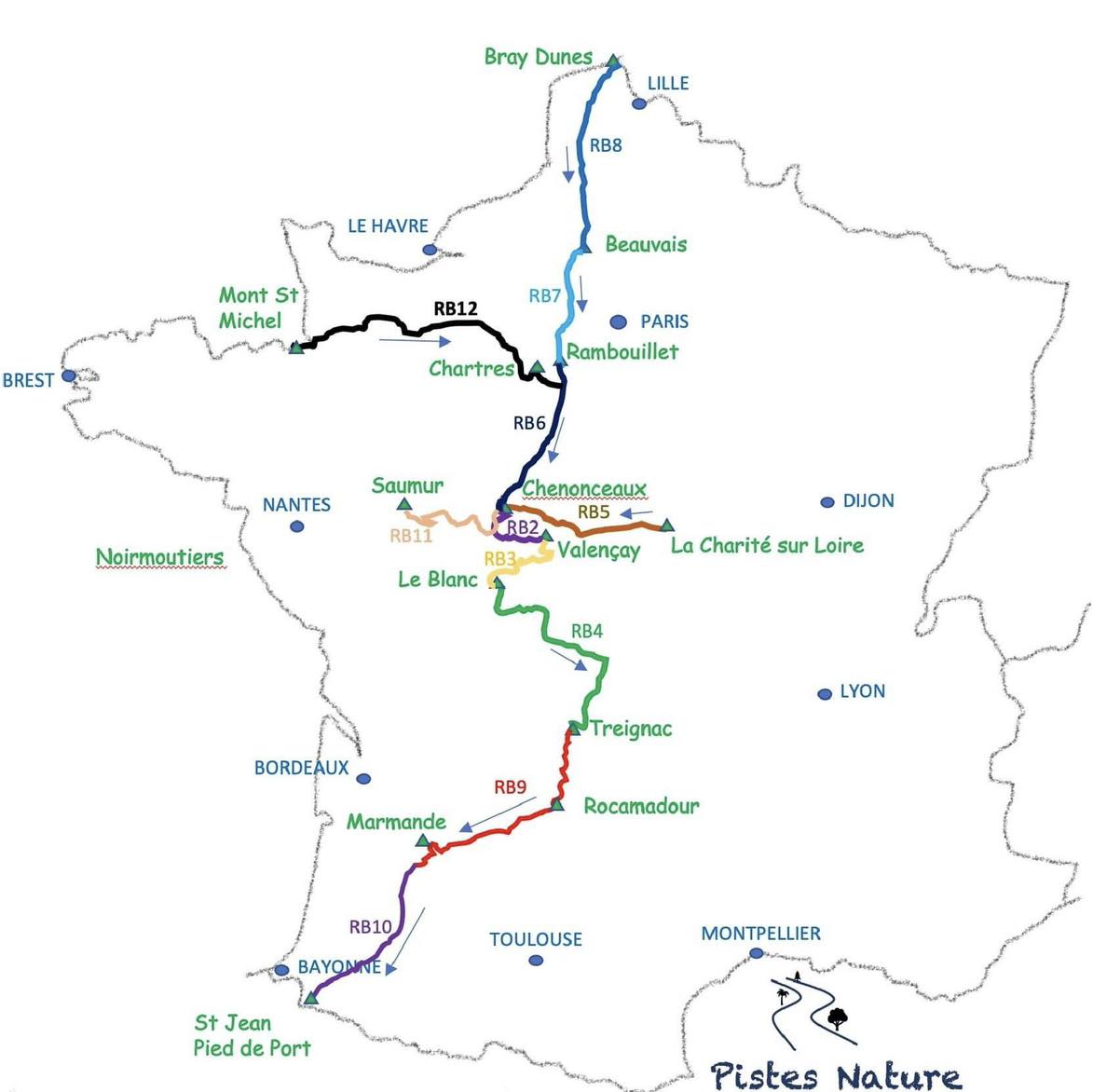 Road Book 6 : La piste des Rois - Rambouillet / Chenonceaux